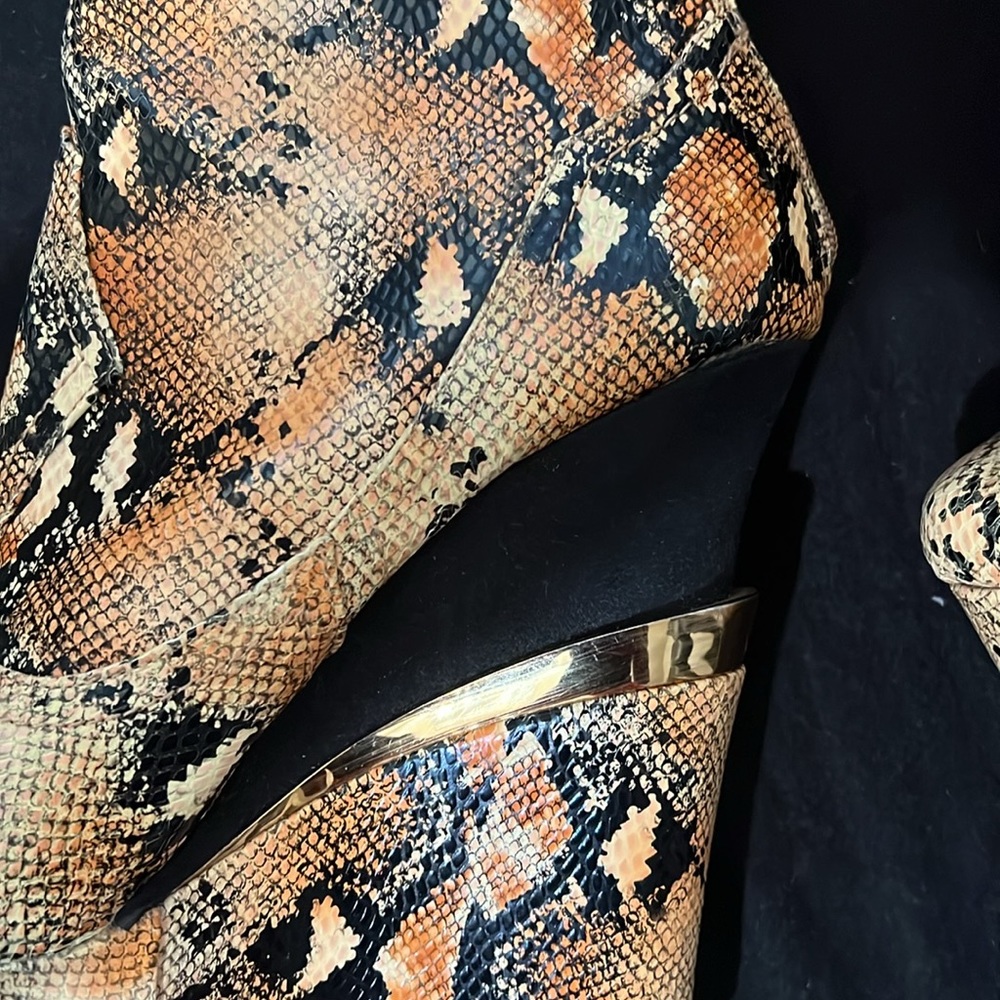 Python Snake Print Platforms Size 10 - image 3